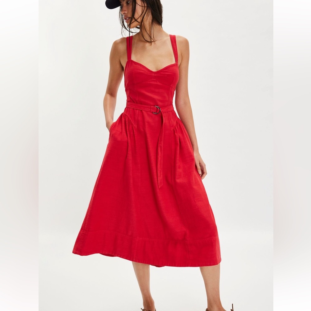 Free People Merrick Midi Dress